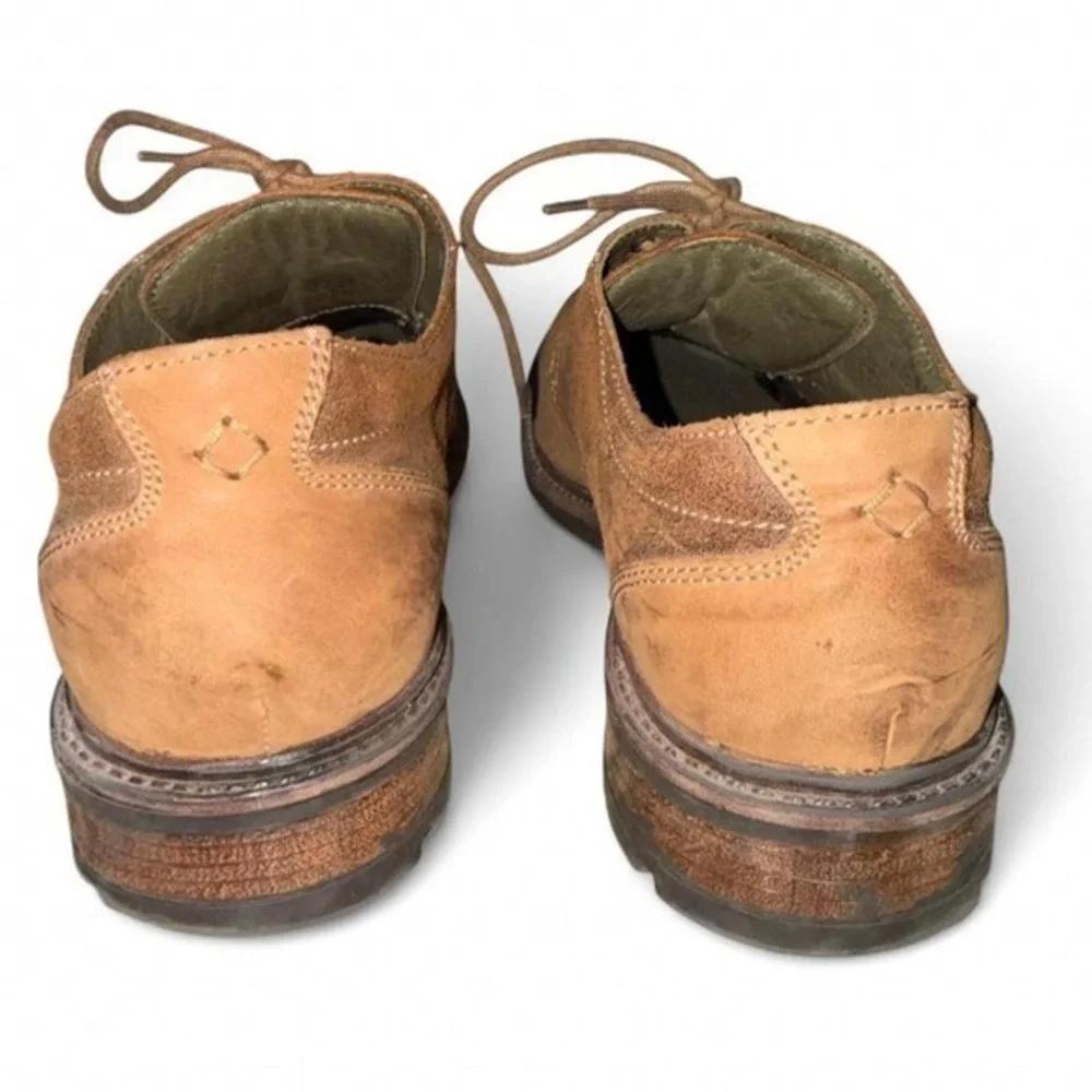 Josef Seibel Brown‎ Leather Oxford Men's Shoes Size 47= 14